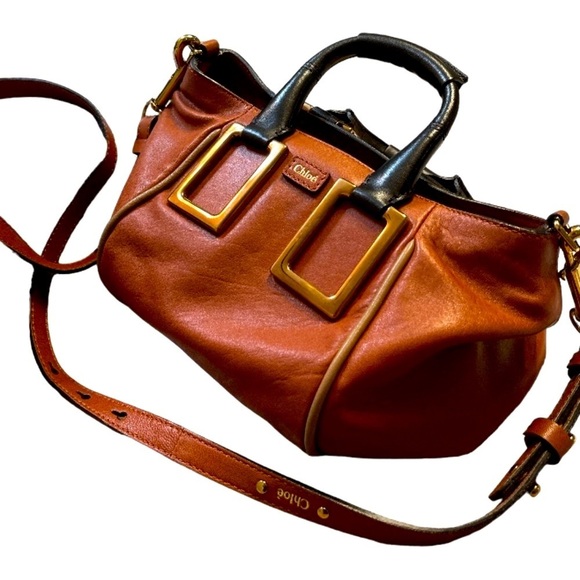 Authentic CHLOE Cognac Mini Ethel 2-Way - Picture 15 of 15